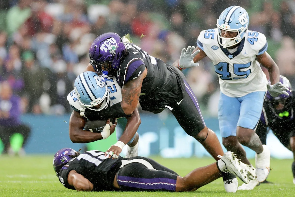 UNC’s upset over TCU hinges on discipline, penalties swing in 15-10 win in Ireland
