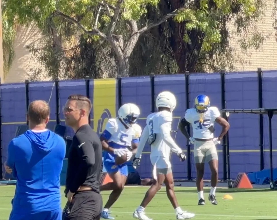 Jaylen Watson points to a protective harness as a path back for Rams Monday night game vs. Bills