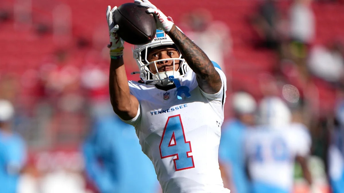 Report: Titans receiver Wan’Dale Robinson not believed to have suffered a concussion after Bears joint practice hit