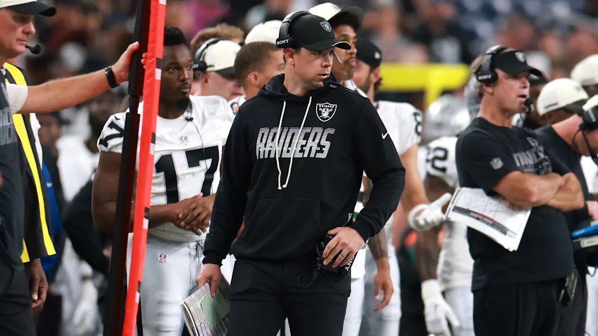 Raiders coach Klint Kubiak says wide receiver group must improve fast heading into Week One