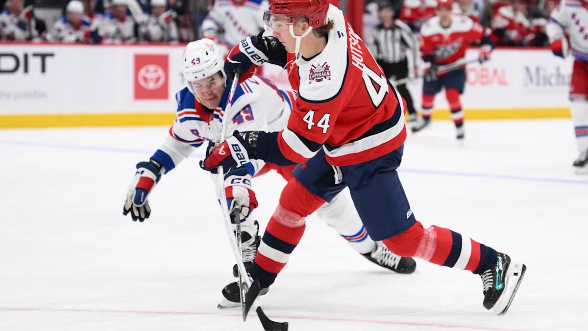 Boone Jenner’s go-ahead goal lifts Capitals to 3-1 win over Rangers as Igor Shesterkin is helped off ice