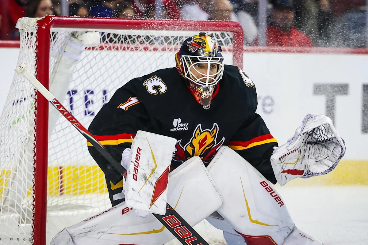 The Athletic’s mock NHL Expansion Draft would have Calgary losing goalie Devin Cooley while protecting Dustin Wolf