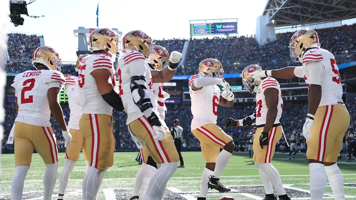 49ers defense turns three Seahawks turnovers into a 21-13 halftime lead