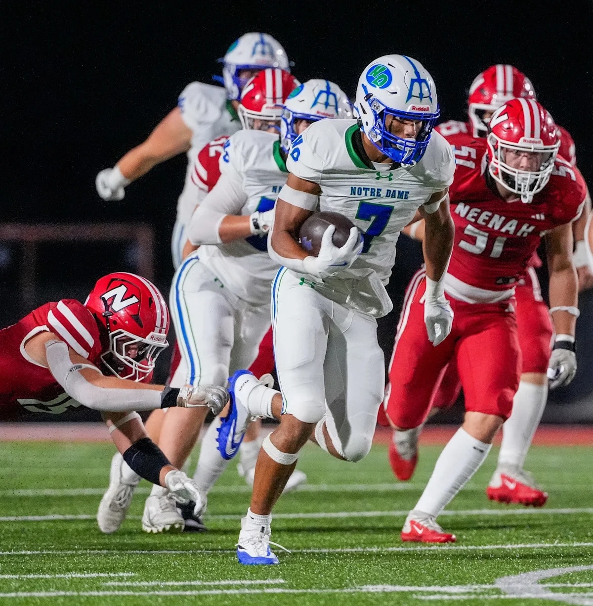 Notre Dame survives an overtime shootout to edge Neenah, 56-53