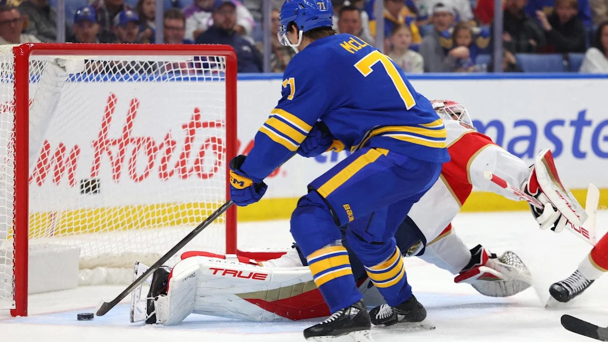 Panthers fall 5-3 in Buffalo, Reinhart’s power play not enough to spark winning bounce-back