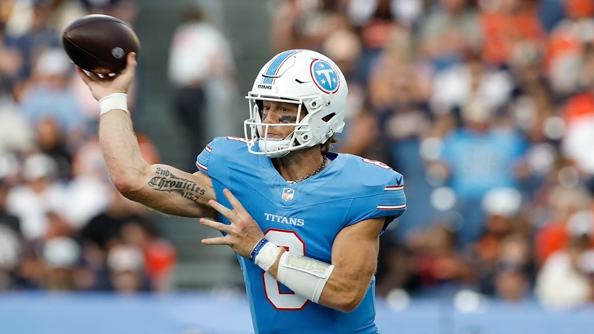 Titans to waive QB Will Levis, trimming their quarterback room as Cam Ward takes center stage