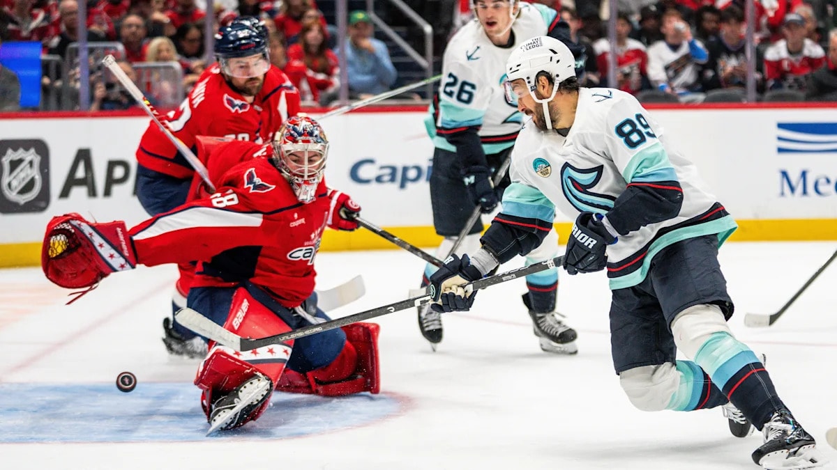 Kraken rally past Capitals 5-3, answering Alex Ovechkin’s first goal of the season