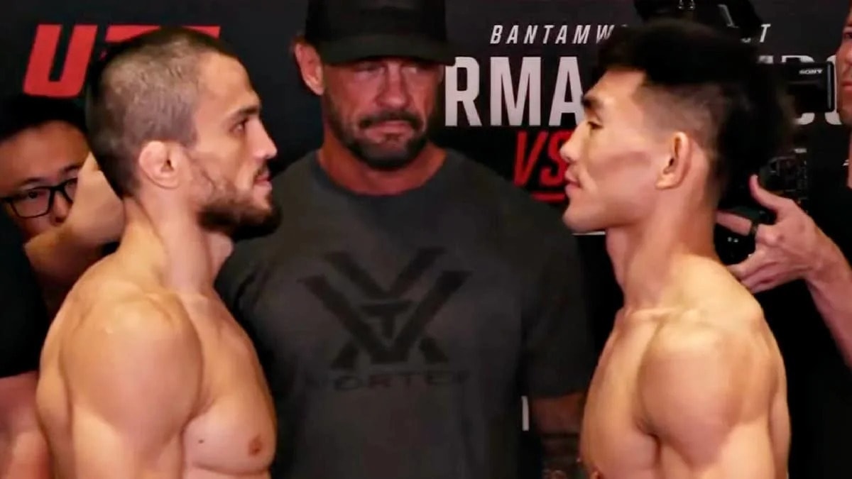 Nurmagomedov and Song meet at UFC Shanghai Final Face-Offs ahead of bantamweight main event