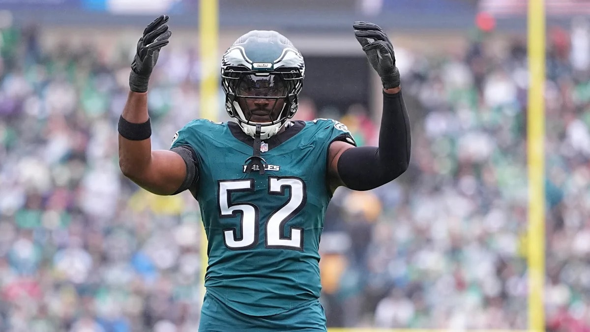 Eagles list Jonathan Greenard inactive in London vs. Jaguars; Hollywood Brown, DeVonta Smith and others ruled out