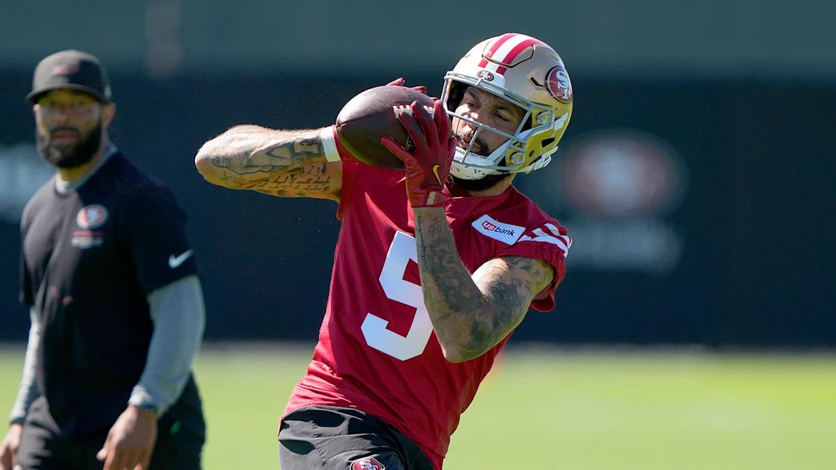 Mike Evans and Quentin Johnston leave 49ers-Chargers joint practice early