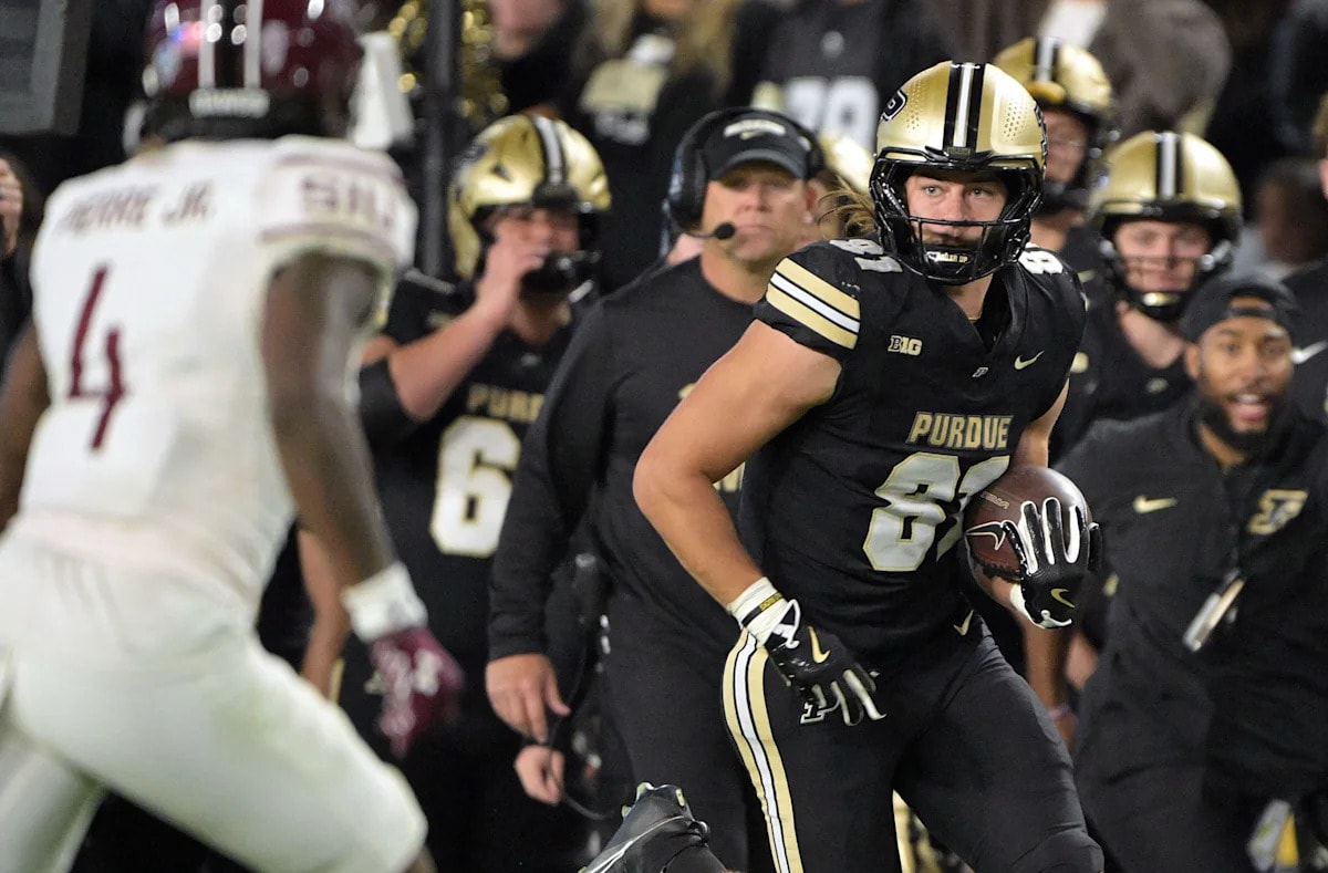 With Kylan Fox sidelined, Purdue searches for tight end answers behind George Burhenn