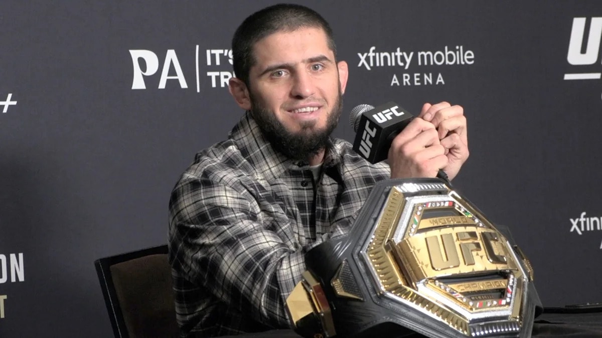 Islam Makhachev says he’ll “humble” Ian Machado Garry at UFC 330, while urging respect