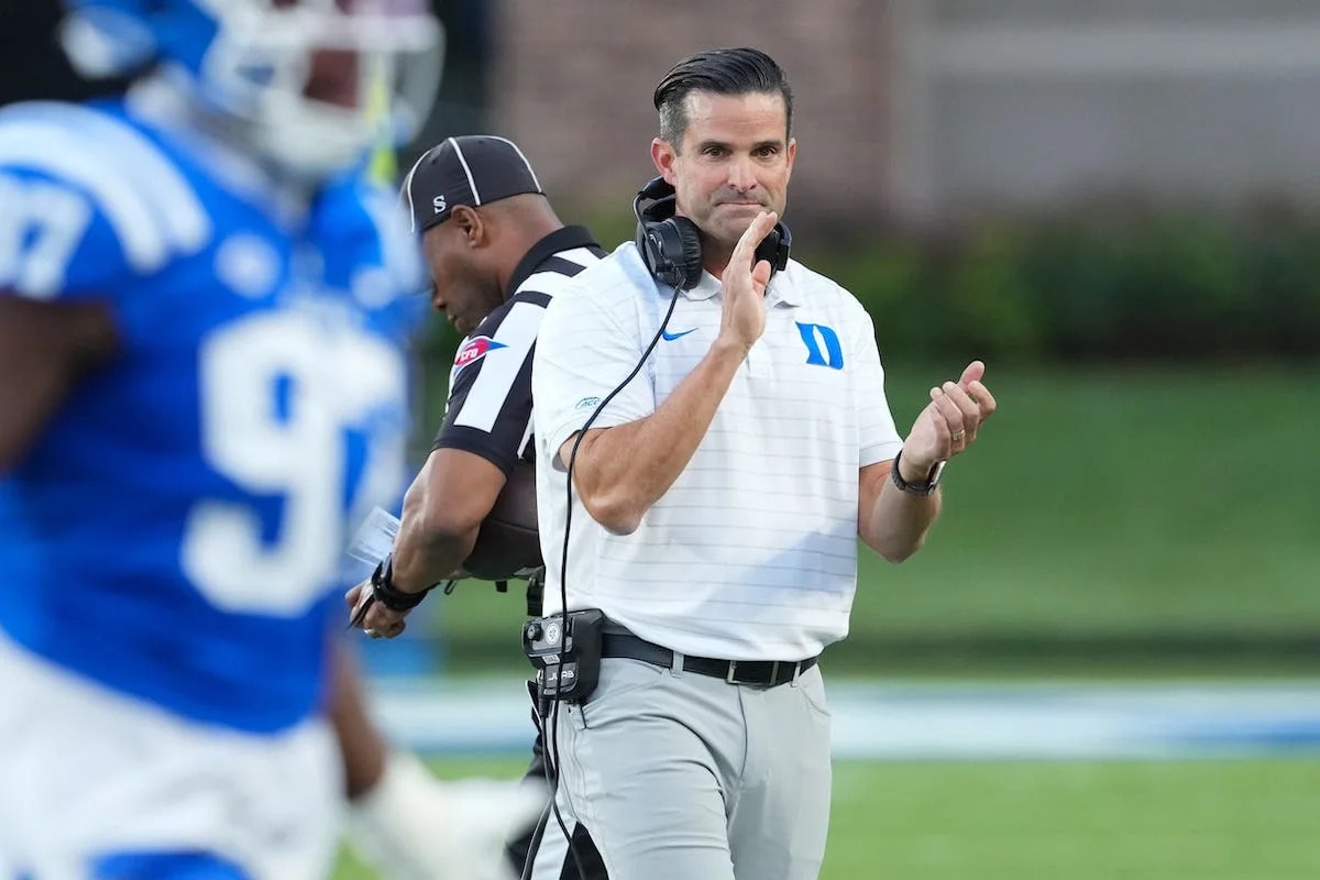 Duke sets 2026 plans for Manny Diaz on the Blue Devils’ football radio show