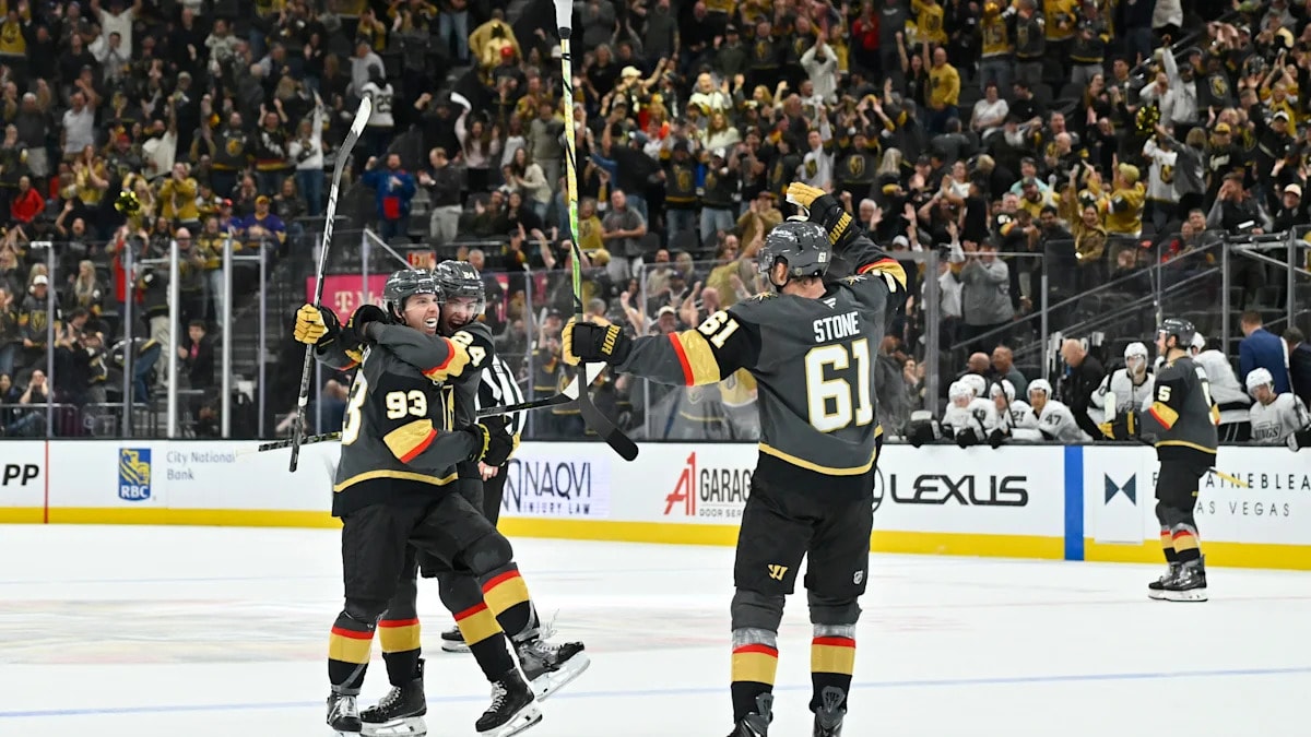 Mitch Marner’s OT power-play goal lifts Golden Knights to 2-1 win over Kings