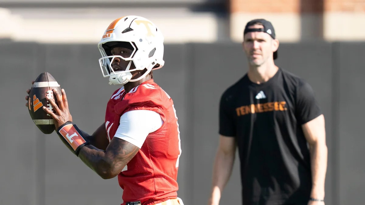 Faizon Brandon set to open at quarterback for No. 20 Tennessee, Josh Heupel names true freshman starter