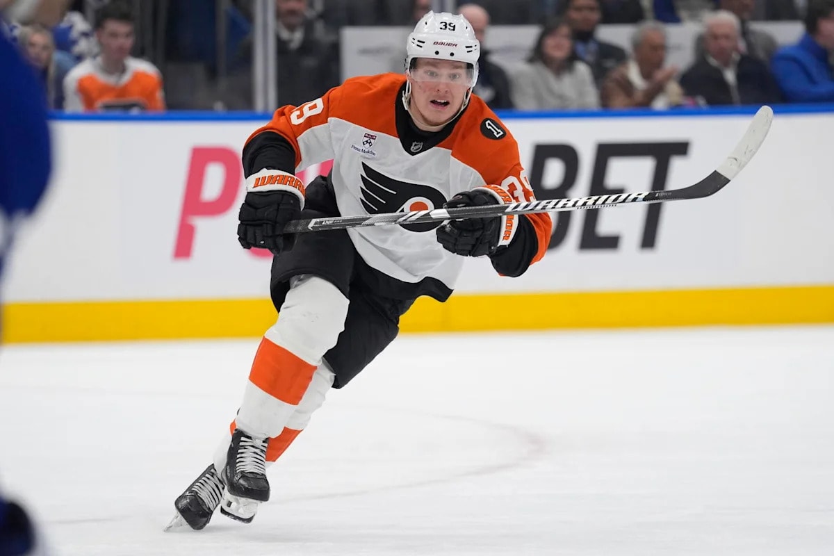 Matvei Michkov posts new offseason physique as Flyers winger looks to answer critics