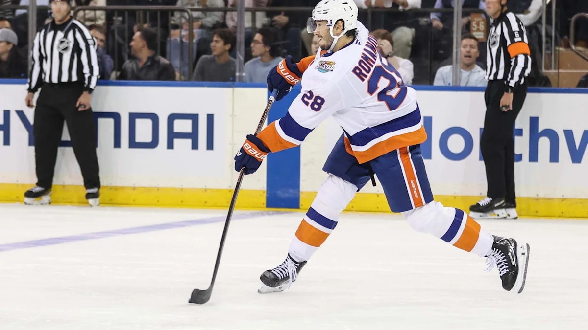 Romanov Injury Clouds Islanders Outlook After Loss to Rangers