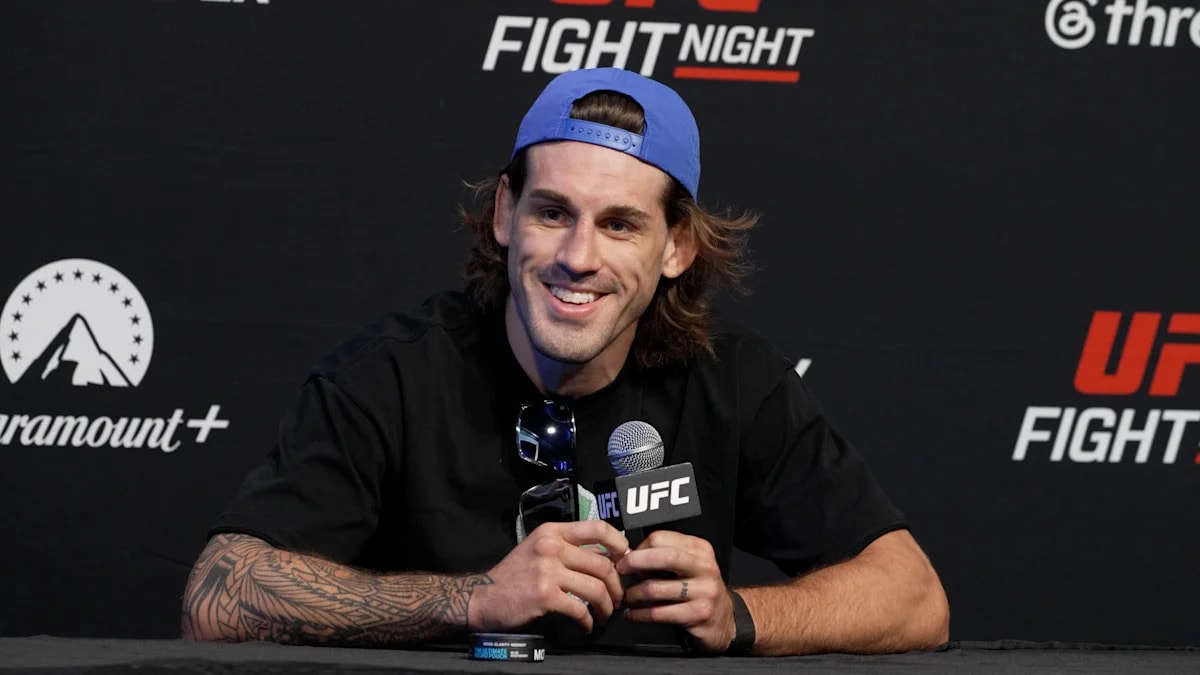 Brendan Allen shrugs off fighting “down” the UFC rankings as he prepares for UFC Vegas 122 headliner