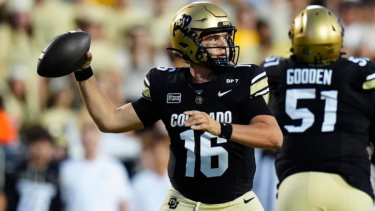 Deion Sanders names transfer QB Isaac Wilson to start for Colorado vs. No. 11 Utah