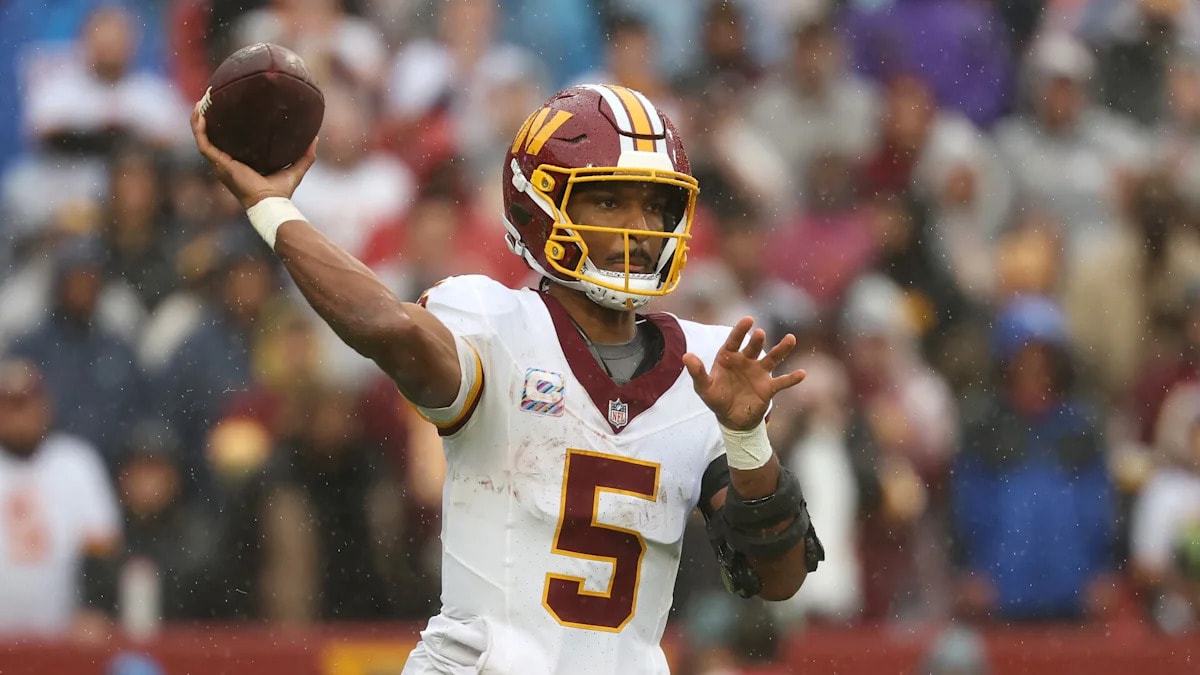 Commanders take a 12-3 lead over Giants at halftime, with J.J. McCarthy seeing limited early action