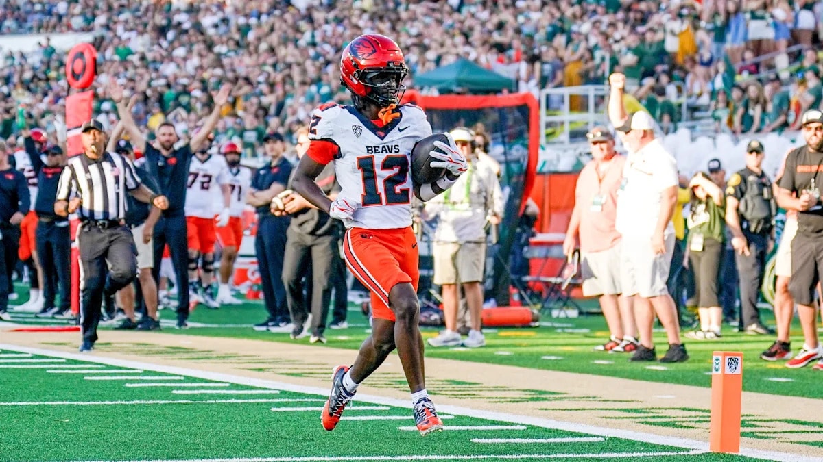 Heisman momentum meter spotlights Oregon State receiver Jesse Legree as a midseason contender