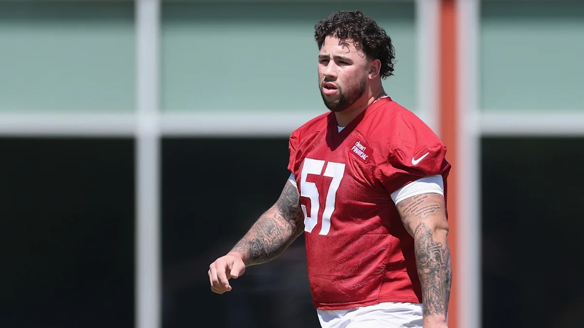 Chase Bisontis’ left-knee injury clouds Cardinals’ rookie plans after preseason incident vs. Raiders