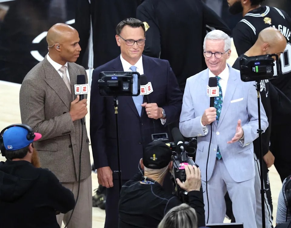 Mike Breen apologizes after LeBron James pushed back on a story involving Joel Embiid