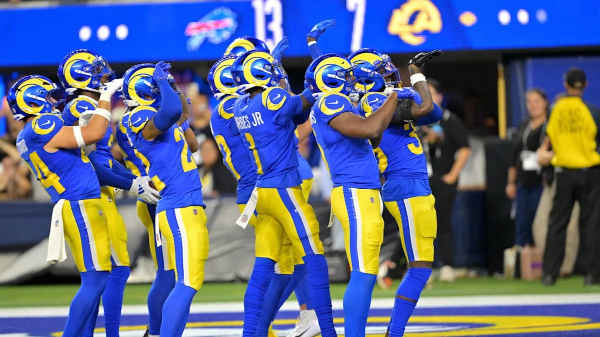 Rams start the second half with a quick answer, taking a 14-13 lead on Corum TD