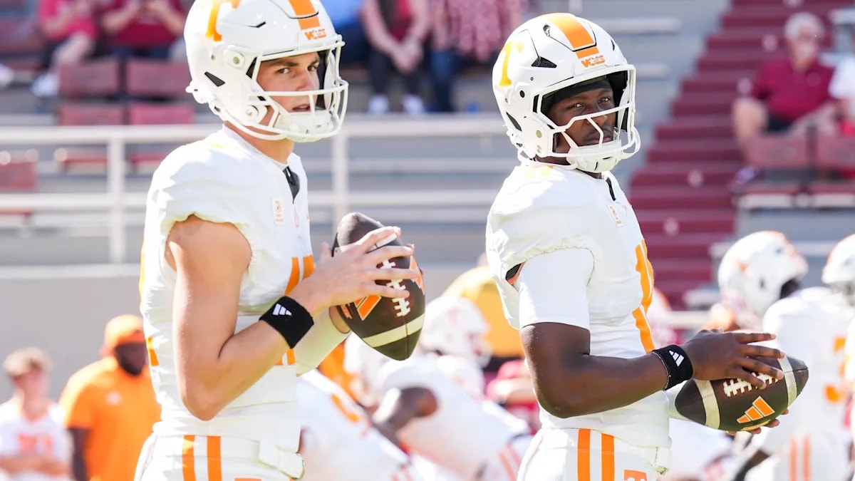 Josh Heupel says Tennessee is “playing it by ear” with QB Faizon Brandon’s status for Arkansas