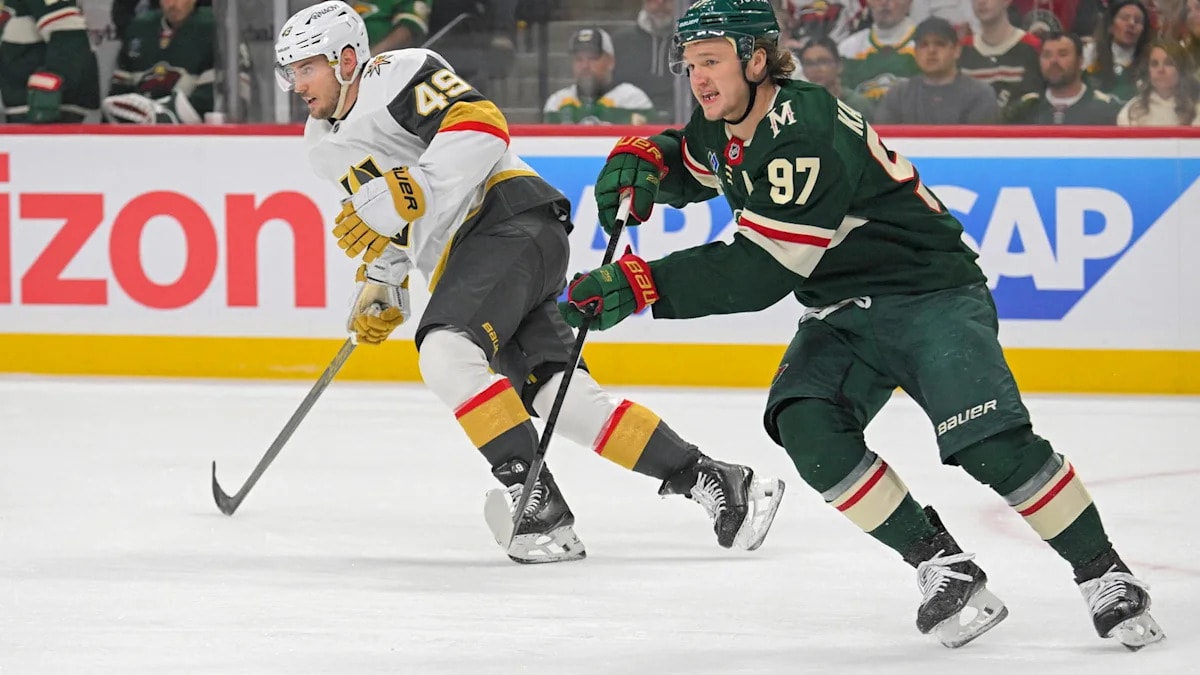 Wild Return Home to Host Red-Hot Golden Knights in Monday NHL Matchup