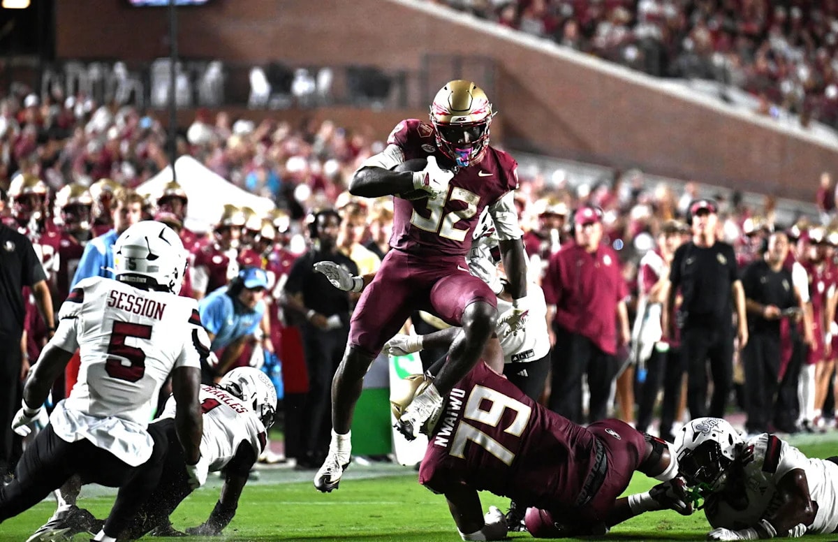 Florida State’s run game leads a statement Week Zero win over New Mexico State, 34-17