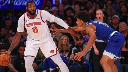 Andre Drummond is making early impressions for Knicks, earning praise for communication on the floor