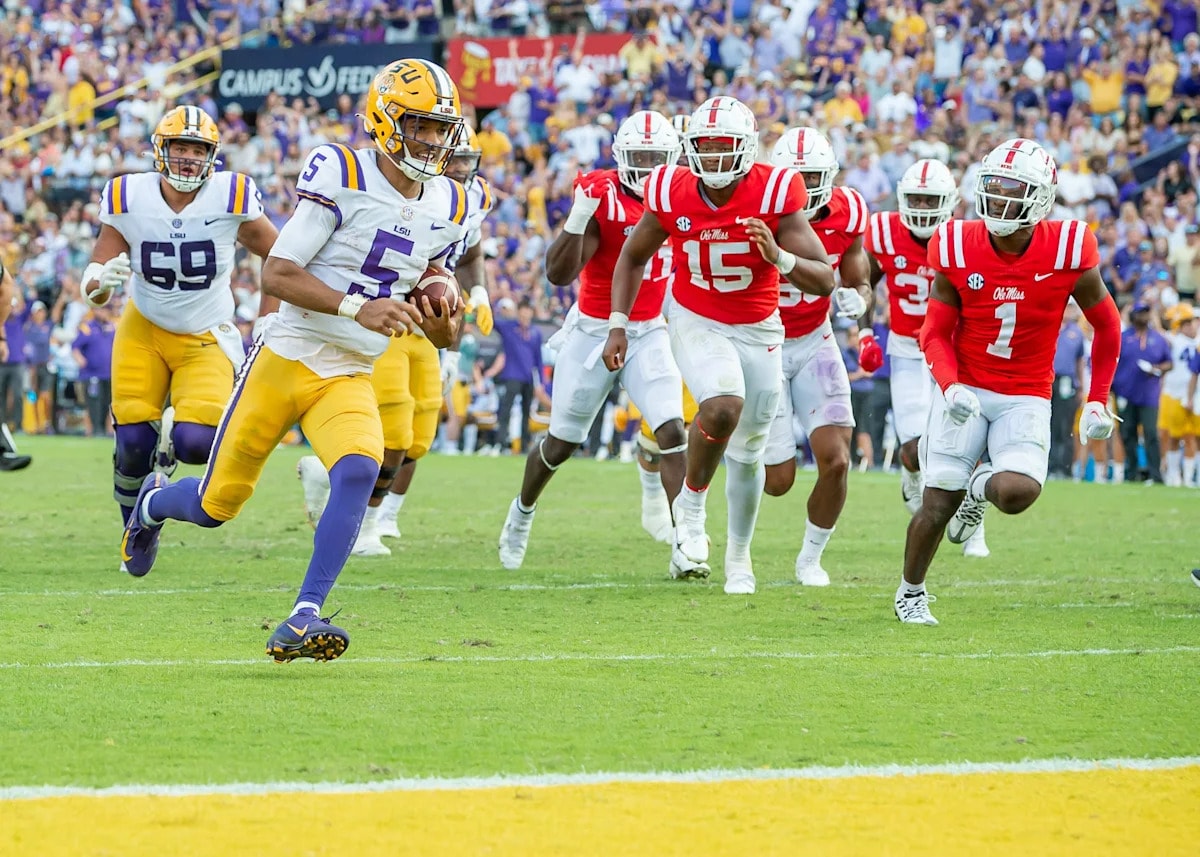 Jayden Daniels attorney sends LSU a cease-and-desist over DJ Pickett wearing No. 5