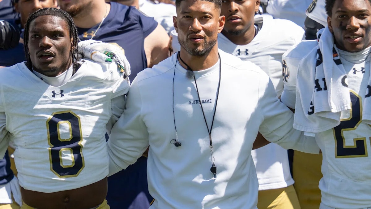 Marcus Freeman says Notre Dame is past the point of adding players for a fifth year of eligibility