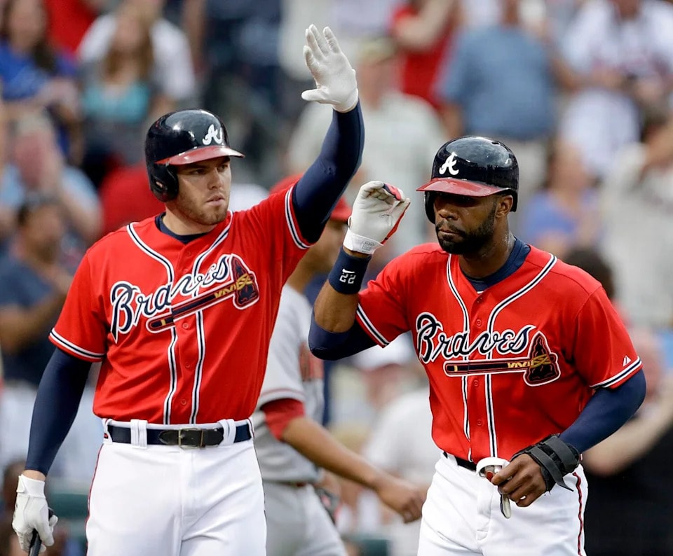 Freddie Freeman and Jason Heyward’s long friendship now plays out in a new Dodgers role