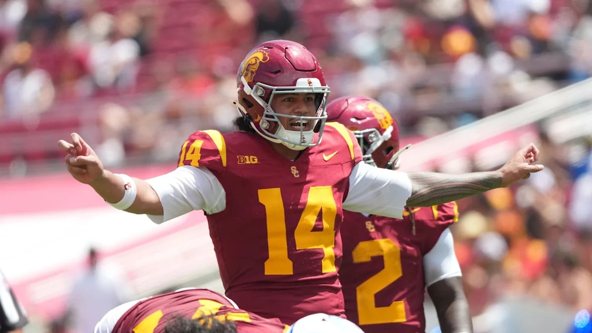 Jayden Maiava’s 286-yard, two-touchdown passing and rushing score spark No. 14 USC to 42-26 season-opening win over San Jose State
