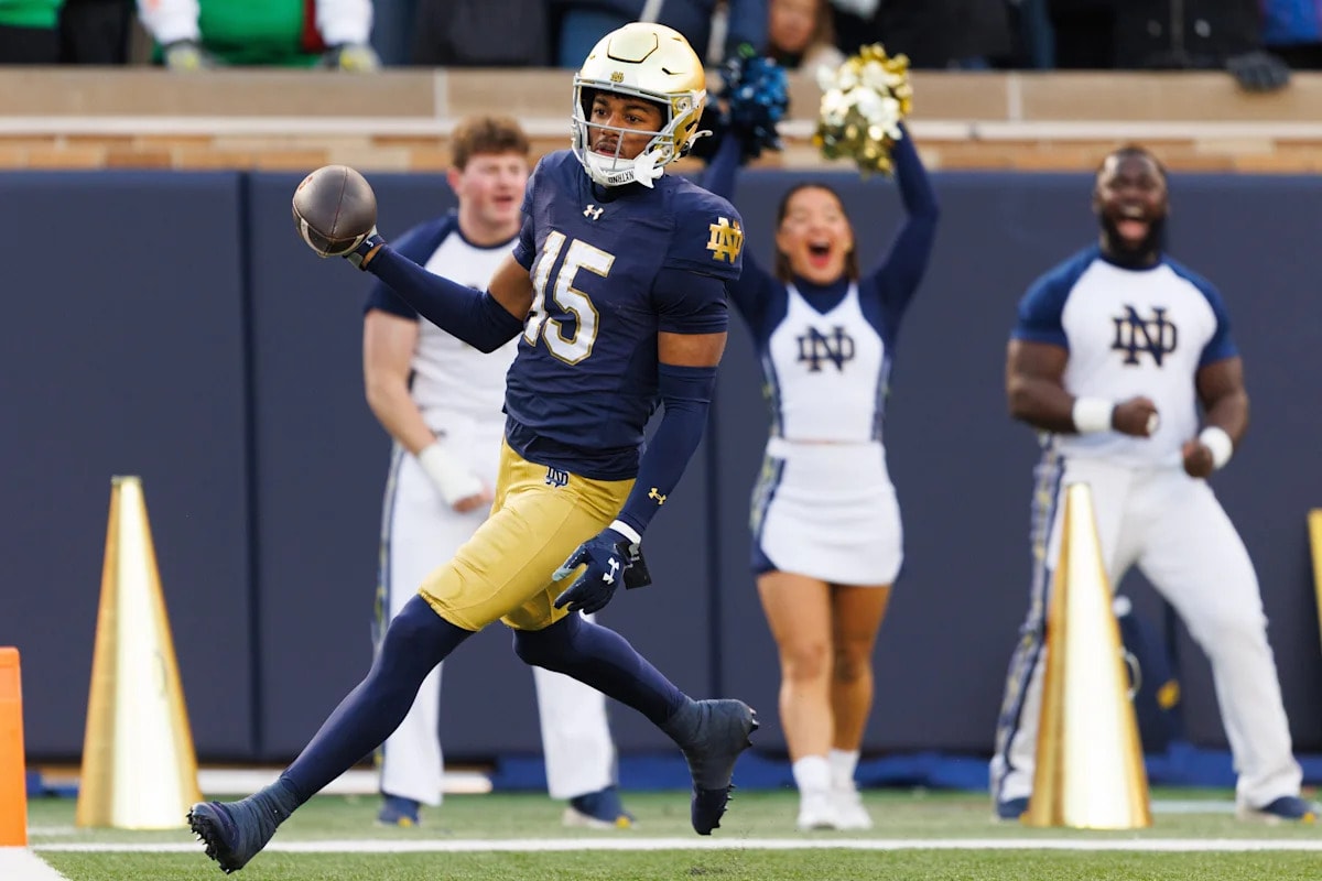 Notre Dame lands six players on The Athletic’s top-100 list for the 2026 college football season