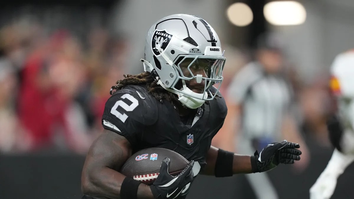 Ashton Jeanty’s ankle scare appears less serious than feared, Raiders coach says