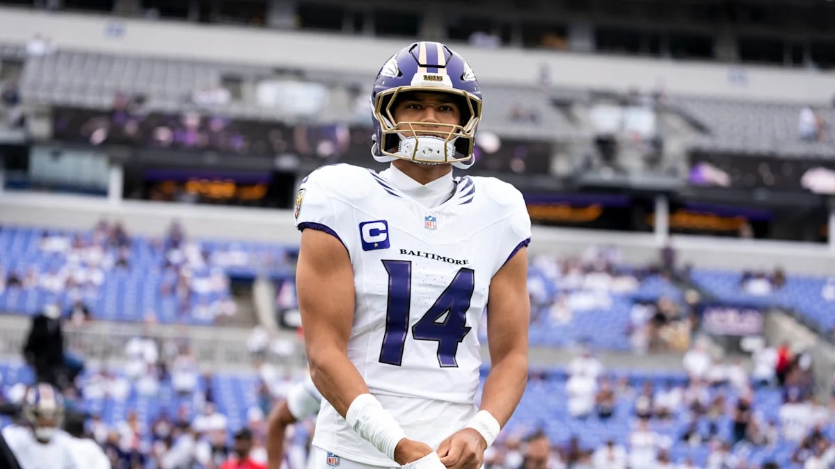 Ravens safety Kyle Hamilton practices fully after ankle limitation, while Zay Flowers remains limited