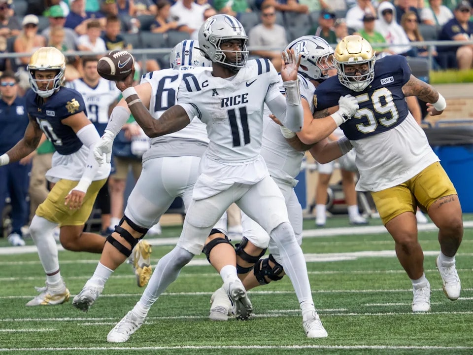 Rice and East Carolina meet in Week 6 with familiar Miami connection under center
