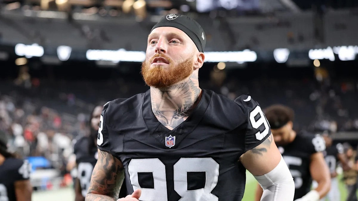 Raiders coach Klint Kubiak says Maxx Crosby will sit out the 2026 preseason