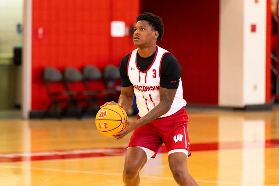 Wisconsin men’s basketball guard LaTrevion Fenderson will sit out 2026-27 to focus on academics, coach says