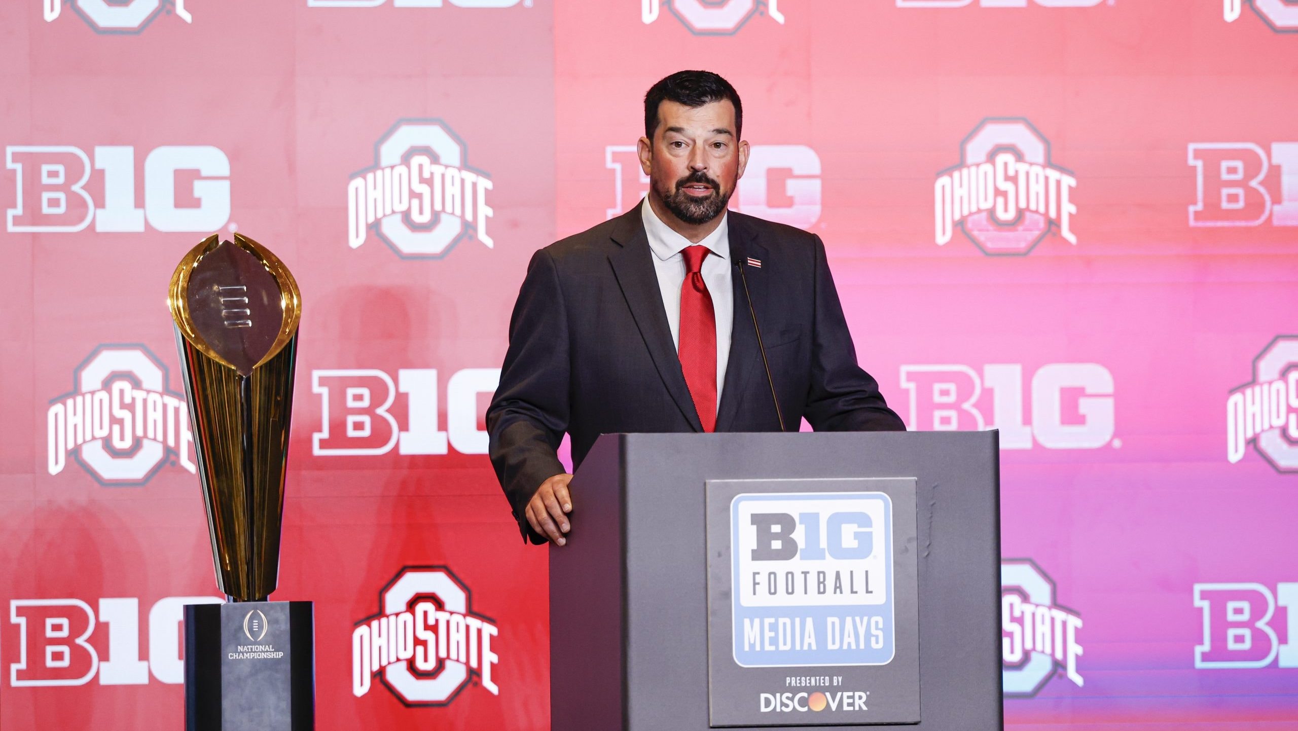 Ryan Day’s full podium remarks compiled from Day 2 of Big Ten Media Days in Chicago