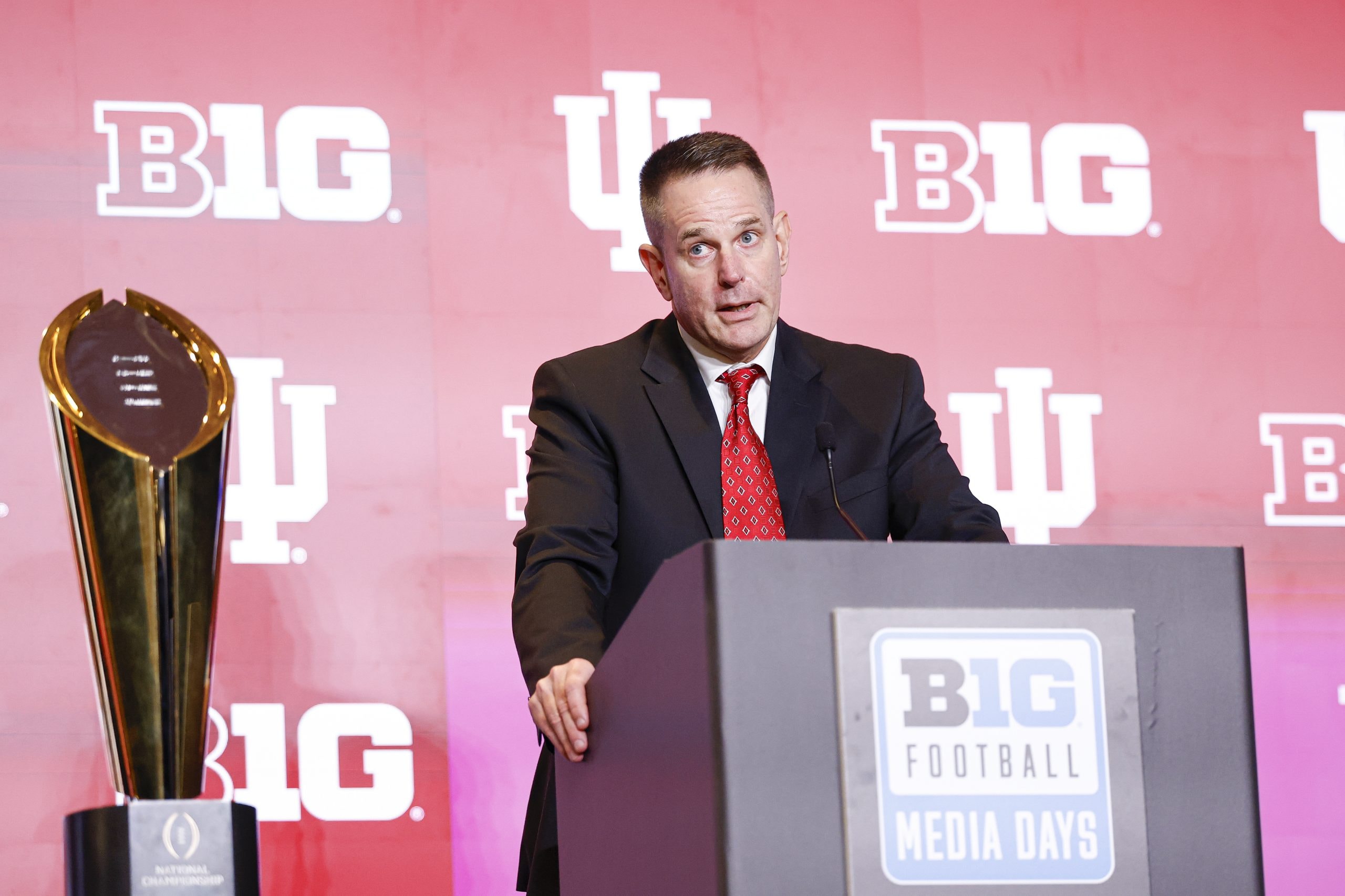 Curt Cignetti caps Big Ten Media Days with remarks aimed at defending Indiana’s momentum