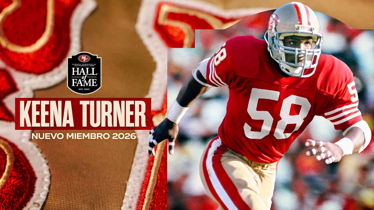 Keena Turner será el miembro 34 del Salón de la Fama de los 49ers Edward J. DeBartolo Sr.