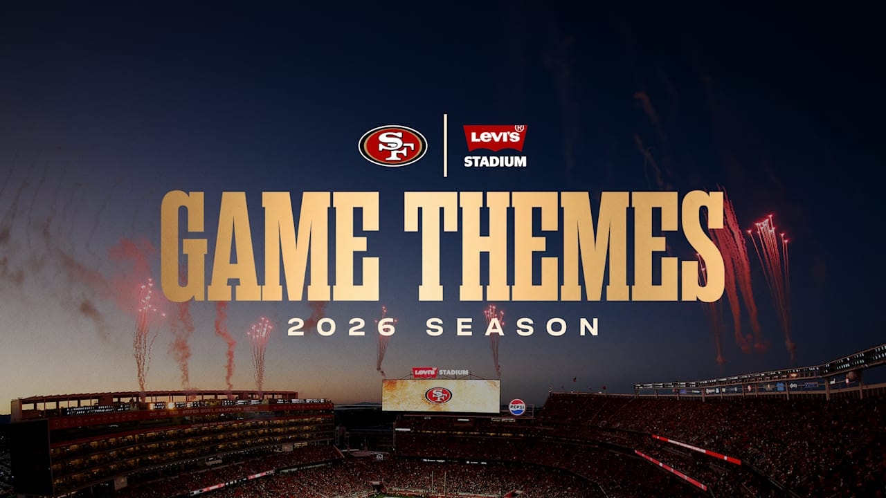49ers map out 2026 home-game themes at Levi’s Stadium, blending league initiatives, heritage and franchise honors
