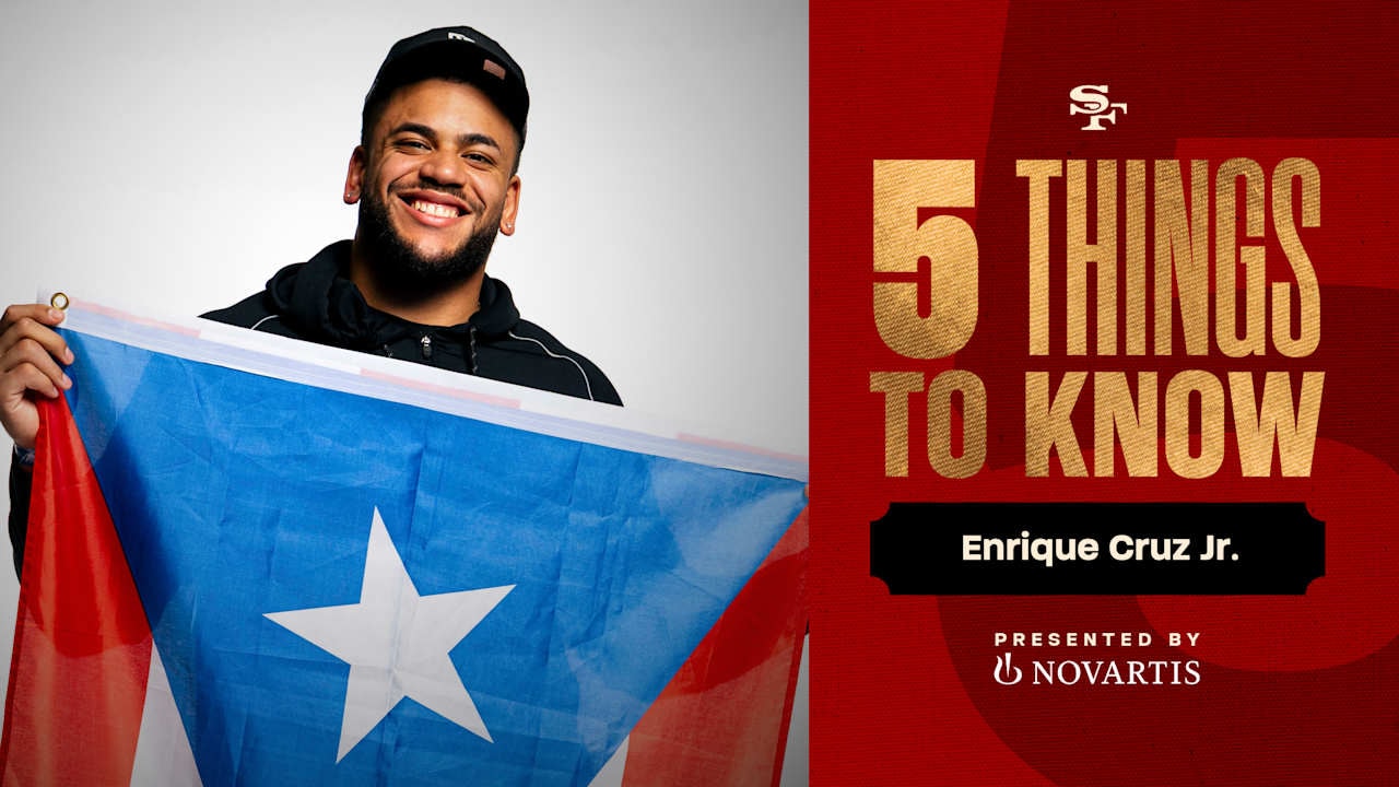 49ers add Enrique Cruz Jr. to the offensive line, selecting the Kansas tackle with the 179th pick in the 2026 NFL Draft
