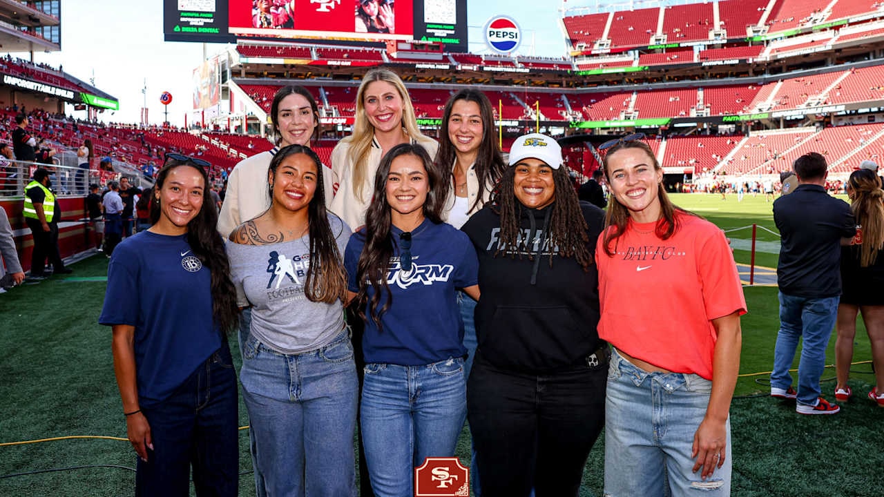49ers spotlight growing women’s sports footprint in Bay Area with “Football for All” event