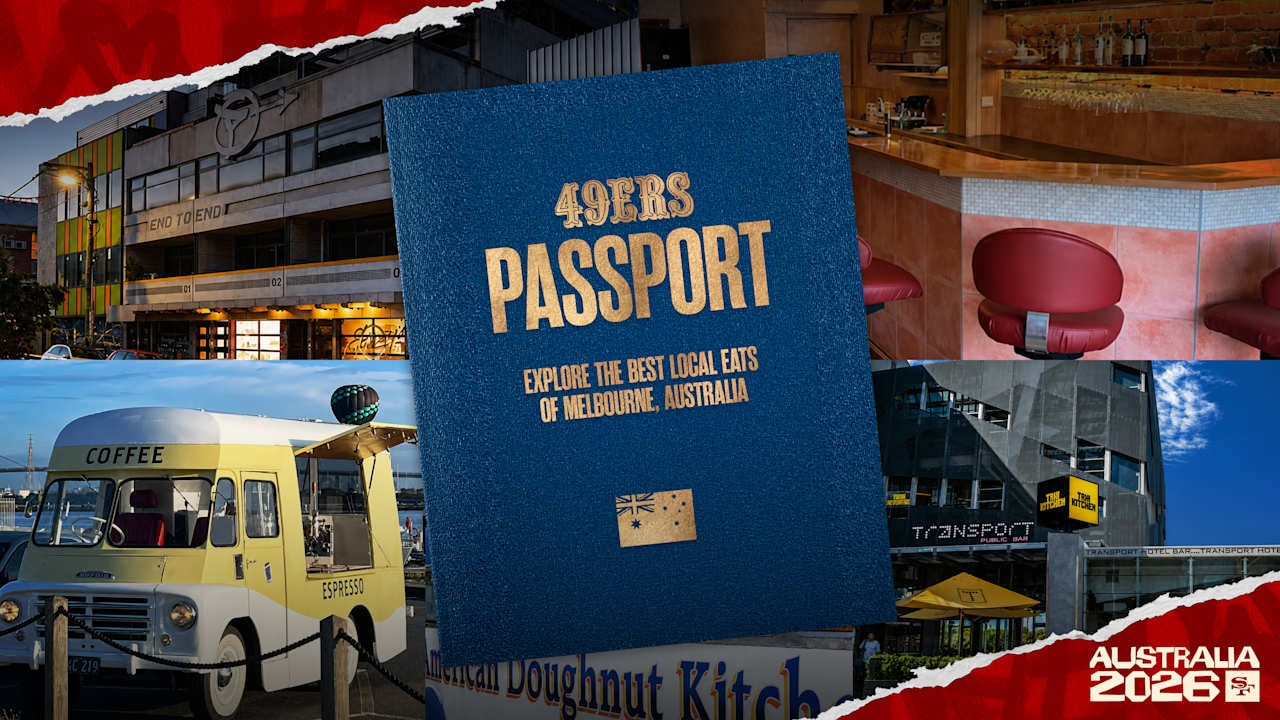 49ers turn Melbourne into a game-week destination with a Foodie Passport