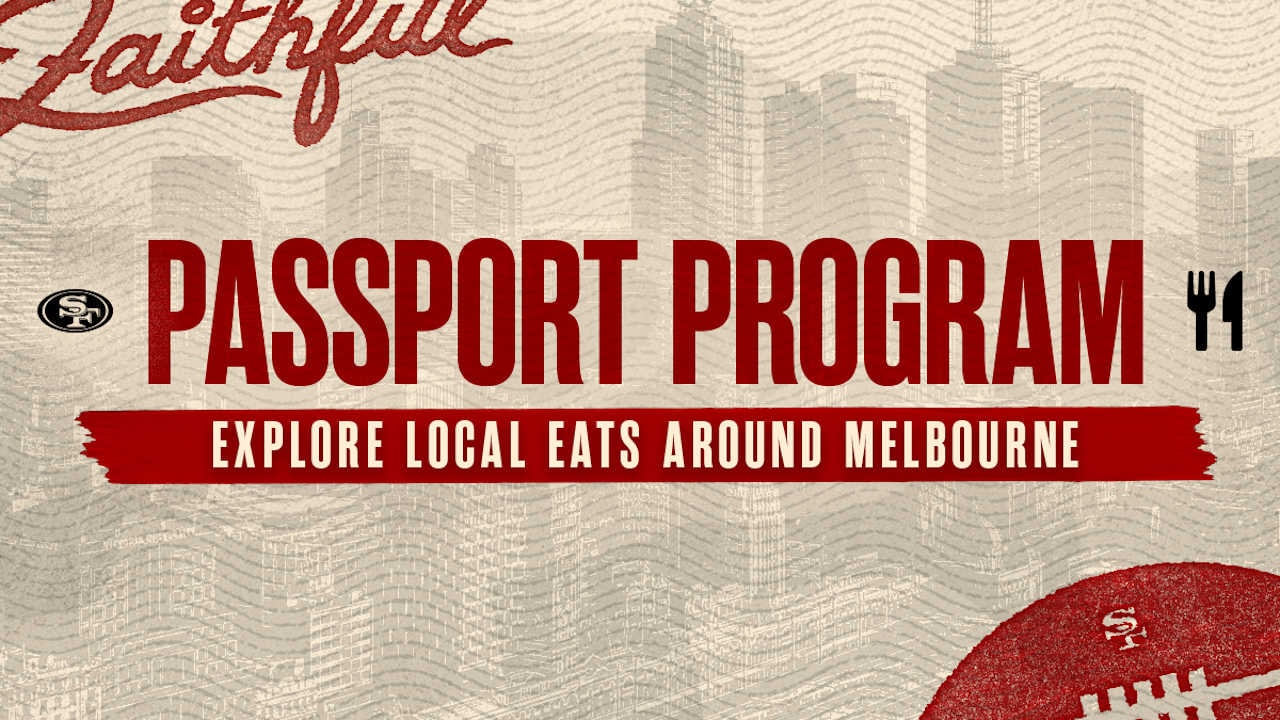 49ers Bring Game Week to Melbourne with “Foodie Passport” Partnership Featuring Team-Themed Eats